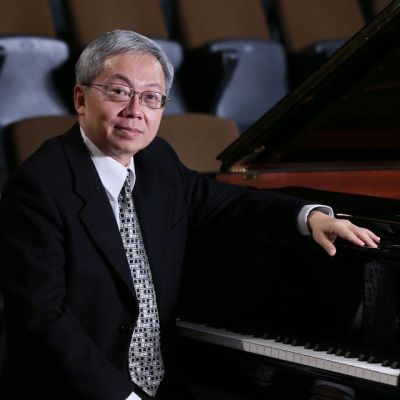 Gabriel Kwok sat at his piano